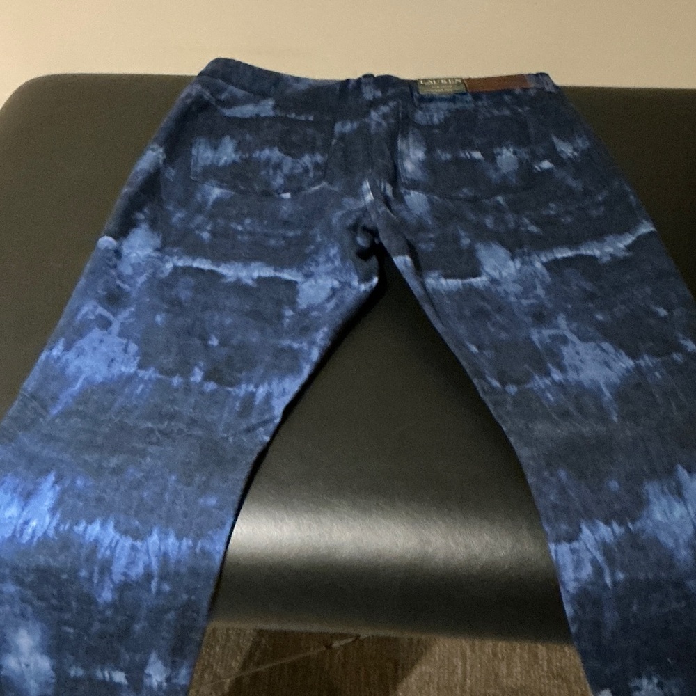 Ralph Lauren Women's Indigo Tie-Dye Jeans